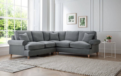 Lola 2 Corner 2 Manhattan Charcoal from B&Q
