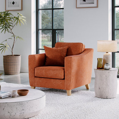 B&Q -  Florence Chenille Fabric Armchair