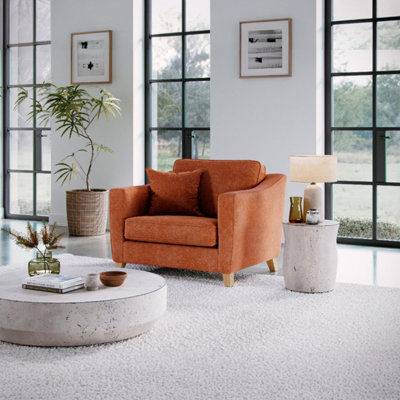 B&Q -  Florence Chenille Snuggle Chair