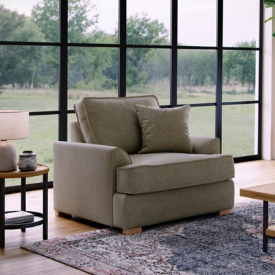 The Great Sofa Company Oriana Chenille Fabric Armchair from B&Q