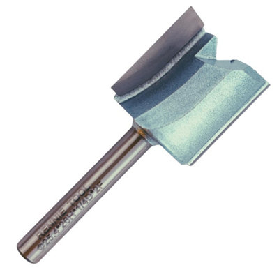 Rennie Tool Company Rennie Tools25.4mm (1") Cutting Diameter X 26mm Flute X 1/4" Shank Tct Tipped 2 Flute Straight Router Cutter Bit. from B&Q
