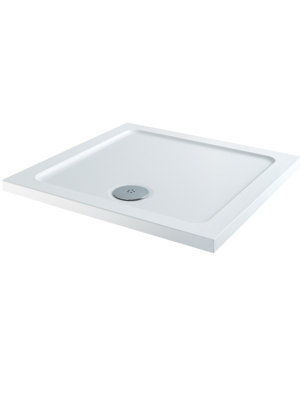 Aquarius Vital 700 X 700mm Square Shower Tray And Waste Aqvt.xha from B&Q