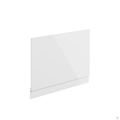 Aquarius Halite Waterproof End Bath Panel White Gloss 700mm from B&Q