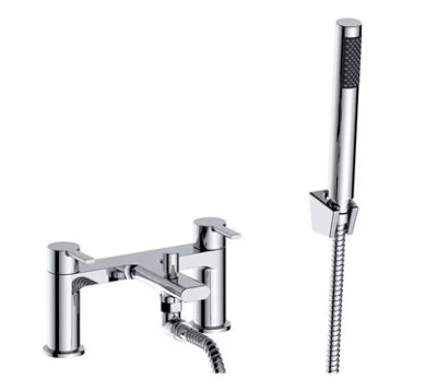 B&Q -  Evolution Bath Shower Mixer Tap Chrome