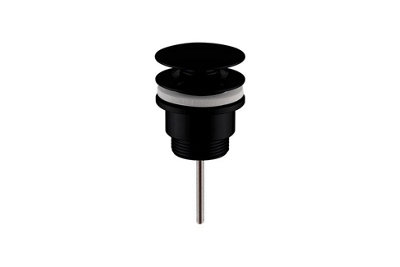 Aquarius Aqaurius Ft Universal Click Clack Basin Waste Matt Black from B&Q