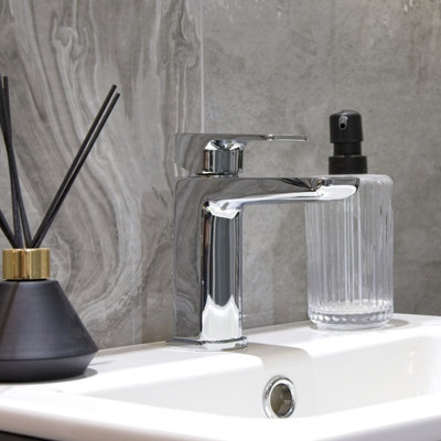 Aquarius Hydro Mono Basin Mixer Tap Inc Waste Chrome from B&Q