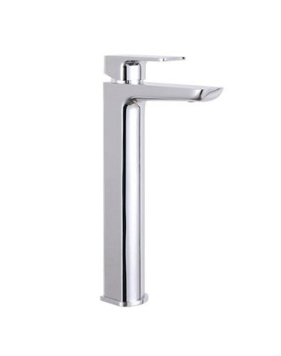 Aquarius Hydro Tall Mono Basin Mixer Tap Chrome from B&Q