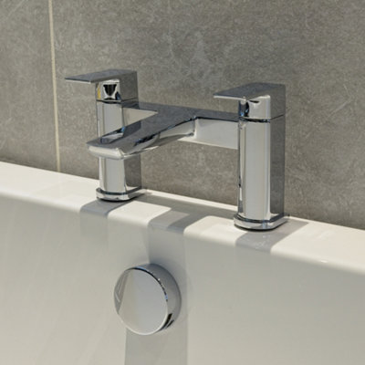 Aquarius Arc Bath Filler Mixer Tap Chrome from B&Q