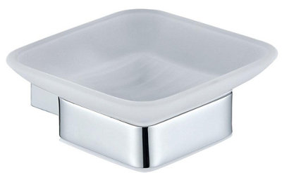 B&Q -  Ft Soap Dish And Holder Chrome