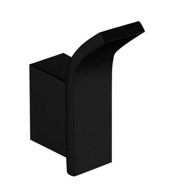 B&Q -  Ft Single Robe Hook Matt Black