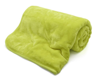 Kampala Hill Green Mink Blanket/Throw 200 X 240Cm
