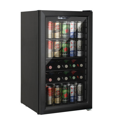 Willow Wbc98B 98L Freestanding Undercounter Beverage CoolerBlack