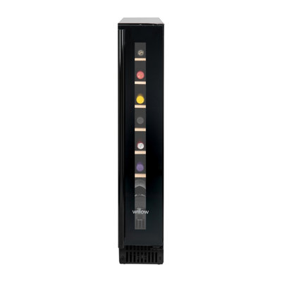 B&Q -  W15Wcb 20L Under Counter Wine Cooler With Space For 7 BottlesBlack