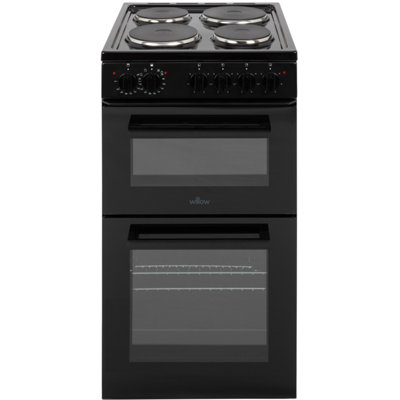 Willow WE50TSB 62L Freestanding Electric Cooker - 50cm - Black - Image 5
