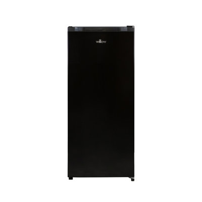 B&Q -  145L 55Cm Black Freestanding Tall Freezer