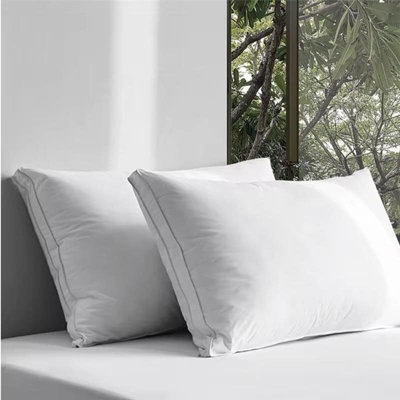 Casabella Gusset Pillows 2 PackPlush Bed Pillows For Neck & Shoulder Pain Relief from B&Q