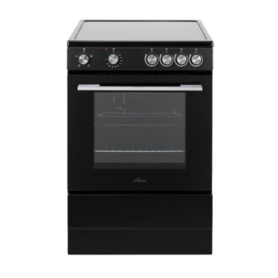 B&Q -  W60Ccblk 60Cm Ceramic Electric Cooker
