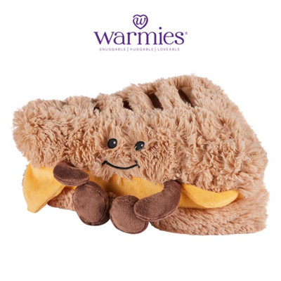 Warmies Grilled Cheese Toastie Toy Microwavable Soft Lavender Wheat Heat Pack - Image 6