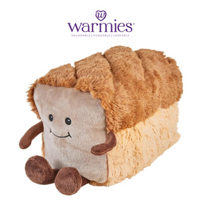 Warmies Light Brown Large Microwaveable Plush Loaf Of Bread In - Image 9