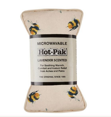 Hot-Pak Microwavable Wheat Filled Heat Pack With Lavender Scent Bumblebee from B&Q