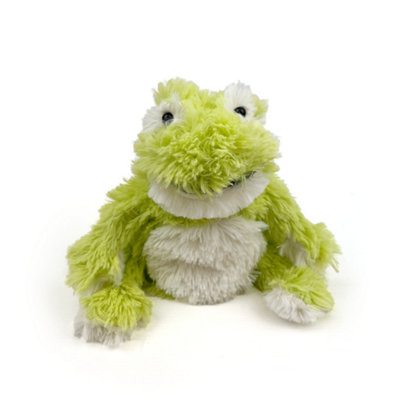 Warmies Mini Plush Frog Microwavable Weighted TeddyLavender ScentedHot Or Cold For Relaxation & Relief from B&Q