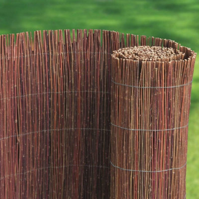 Woven Wood Premium Willow Fencing Screening Rolls 4.0M X 2.0M
