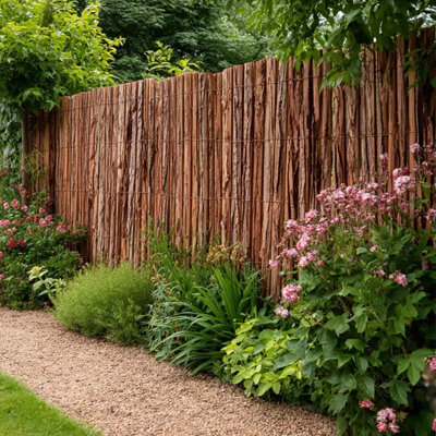 B&Q -  Premium Bark Fencing Screening Rolls 4M(L) X 1.8M(H)