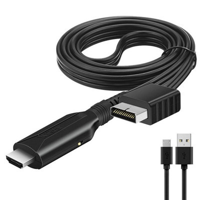 MadeokoLTD For Sony Ps1 Or Ps2 To Hdmi Adapter Audio Video Converter 1M Link Cable Plug And Play
