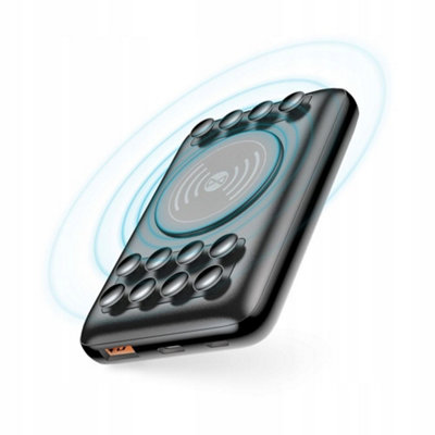 MadeokoLTD Wireless Powerbank 10000Mah Qc 18W Pd, Dust/water Resistant, Suction Cups