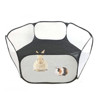 B&Q -  Folding Pet Cat Playpen Rabbit Hamster Indoor Outdoor Guinea Pig Run Portable