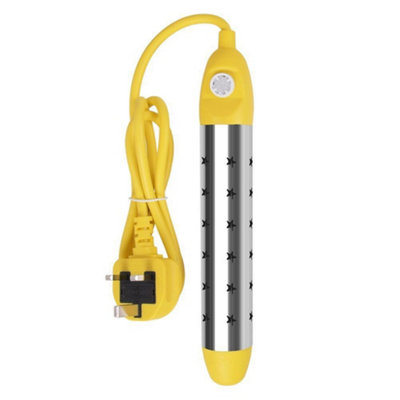 MadeokoLTD Electric Immersion Water Heater 2500W Portable Suspension Bath Hot Fast Boiler from B&Q