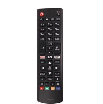 B&Q -  Akb75095308 Lg Tv Replacement Remote Control For Smart Tv Led 3D Netflix