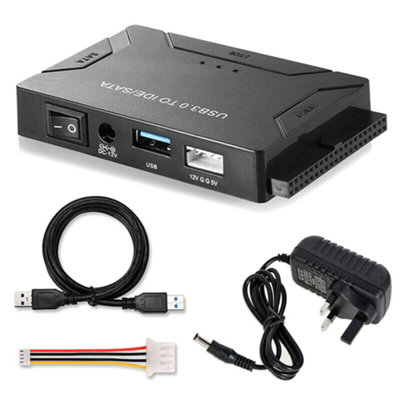 MadeokoLTD Usb 3.0 To Ide&sata Converter External Hard Drive Adapter 2.5" 3.5" Cable Kit from B&Q