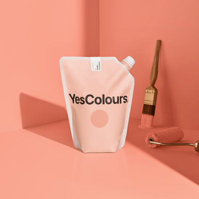 B&Q -  Friendly Peach Eggshell Paint1 Litre