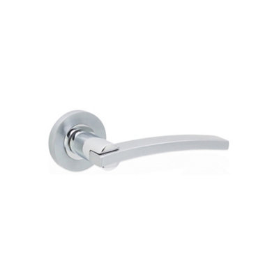 Spira Brass Carol Lever On Rose Dual Tone from B&Q