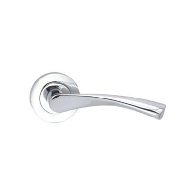 B&Q -  Mercury Lever On Rose Polished Chrome