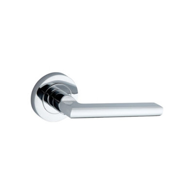 Spira Brass Drox Lever On Rose Polished Chrome