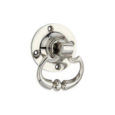 B&Q -  Dutch Drop Mortice Handle Polished Nickel