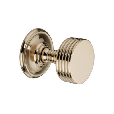 Spira Brass Oxford Mortice Door Knob Polished Brass from B&Q
