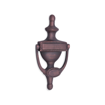 OakcraftsGeorgian Door Knocker 150mm Aged Bronze Finish from B&Q