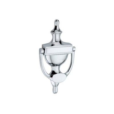 B&Q -  Victorian Door KnockerSmall 150mm Polished Chrome