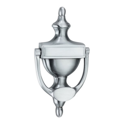 Spira Brass Victorian Door Knocker 150Mm Satin Chrome