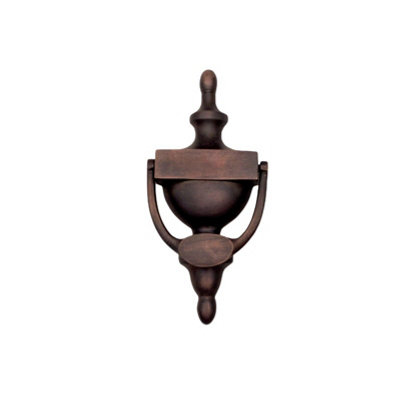 OakcraftsVictorian Door Knocker 200mm Aged Bronze Finish from B&Q