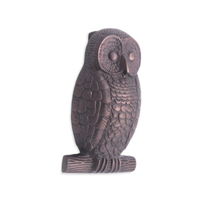 OakcraftsOwl Door Knocker Aged Bronze Finish from B&Q