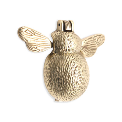 OakcraftsBumble Bee Door Knocker Polished Brass Finish from B&Q