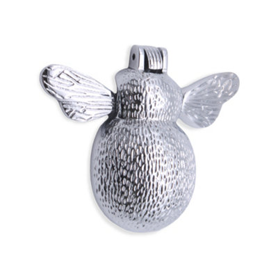 Spira Brass Bumble Bee Door Knocker Polished Chrome from B&Q
