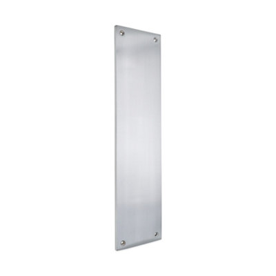 B&Q -  Victorian Finger PlateSquare 300mm Satin Chrome