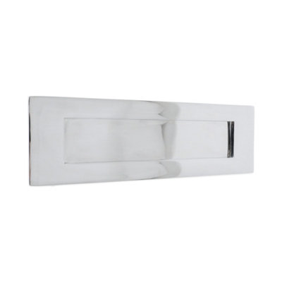 B&Q -  Victorian Letter Plate 250mm Polished Chrome
