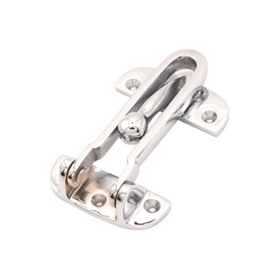 Spira Brass Brass Door Guard 105mm Polished Chrome from B&Q