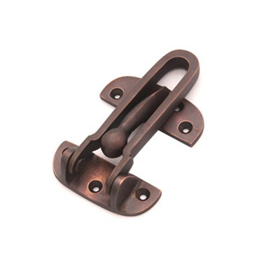 Spira Brass Brass Door Guard 105mm Aged Bronze from B&Q